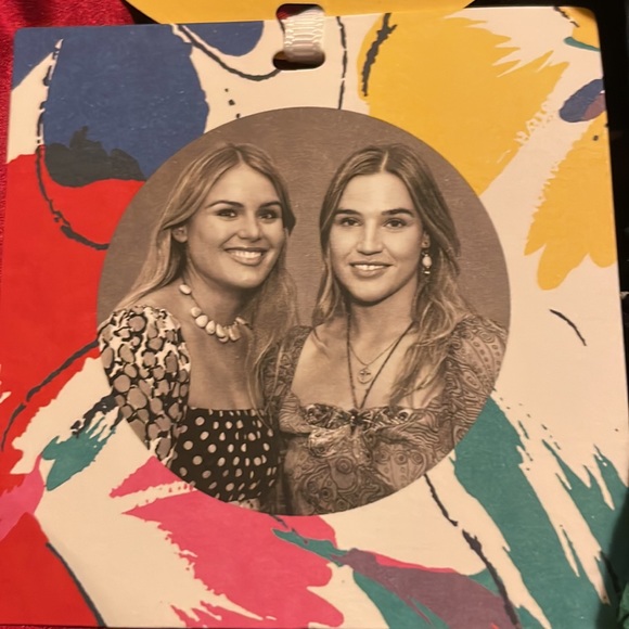 RIXO x Target Multi Floral Linen, Puff Sleeve Dress, Size 8 - Picture 10 of 11